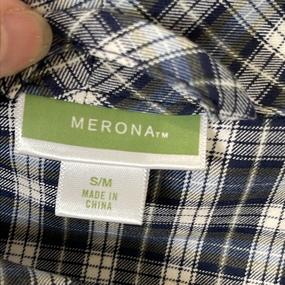 Merona Checkered Classic Robe - Picture 5 of 7